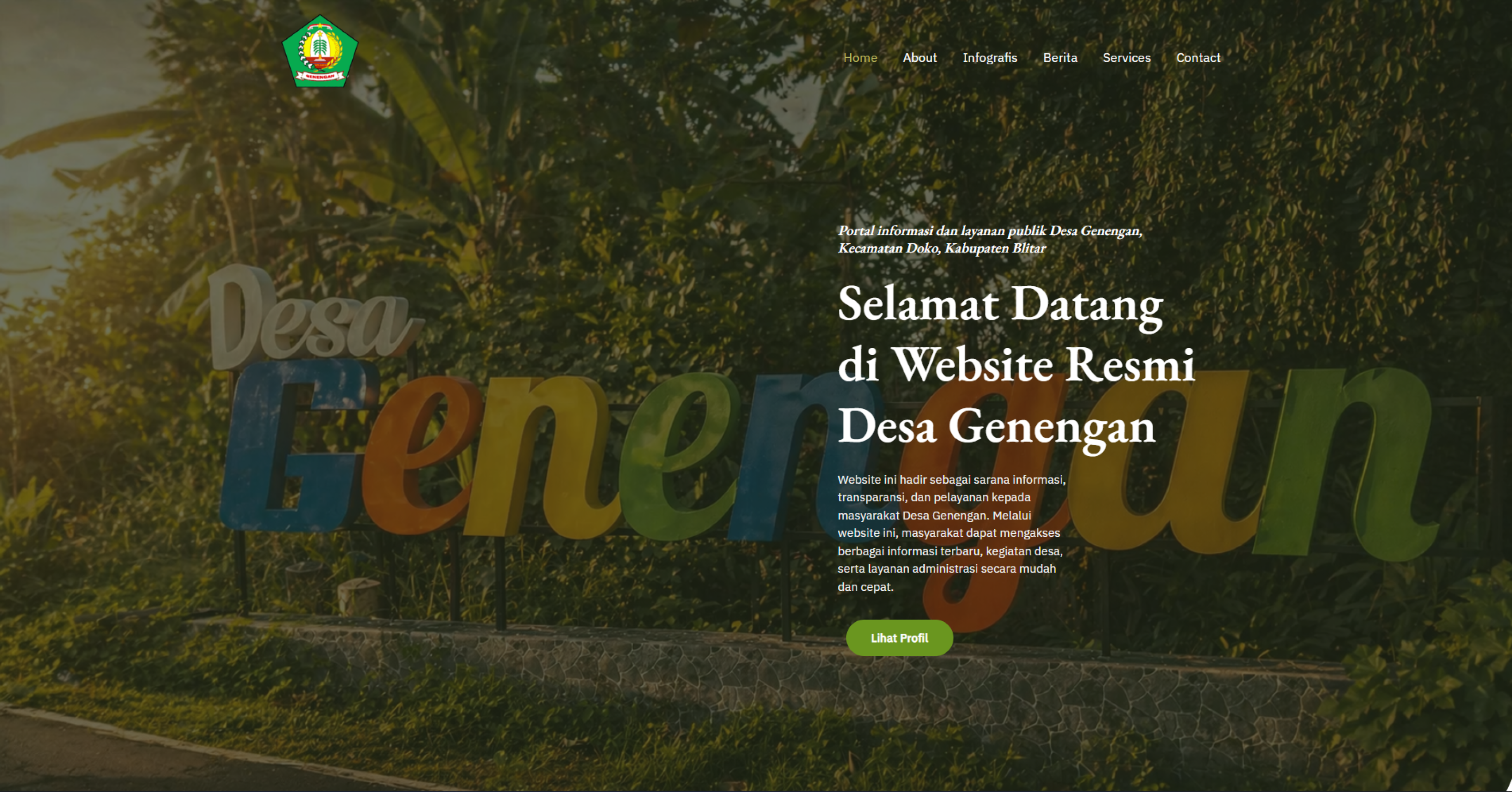 Website Desa Genengan